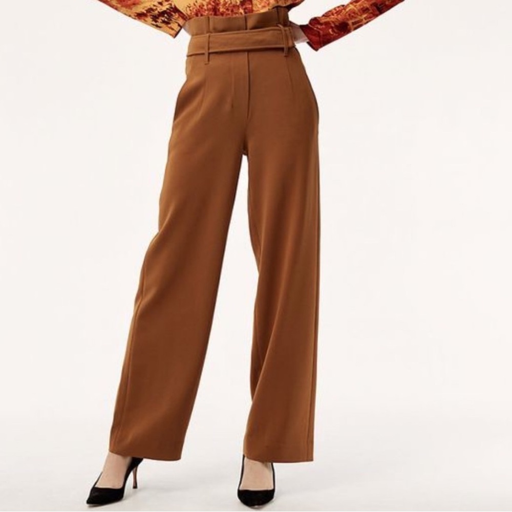Babaton Jeremiah Pant in Cigar Size 6